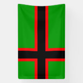 カレリア国旗 横断幕 (縦)