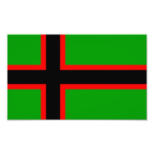 カレリア自治共和国旗 フォトプリント            (正面)