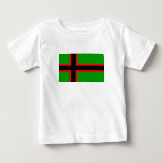 カレリア自治共和国旗 ベビーTシャツ (正面)