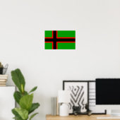 カレリア自治共和国旗 ポスター (ホームオフィス)