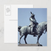 カレル・グスタフX騎士像 ポストカード (正面/裏面)