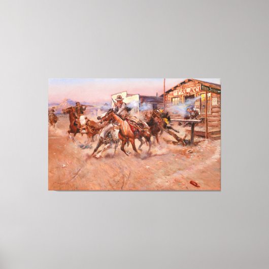 カレル・マリオン・ラッセルによる。45度の煙（1908年） キャンバスプリント (正面)