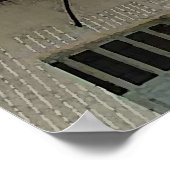 カレレストンウォーターカラーポスタープリント ポスター (角)