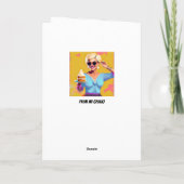 カレンおもしろい誕生日 カード (裏面)