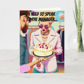 カレンおもしろい誕生日 カード (正面)