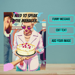 カレンおもしろい誕生日 カード