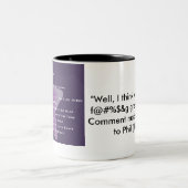 カレンのソロアルバムは素晴らしいです! (マグ) ツートーンマグカップ (中央)