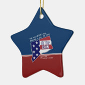 カレンのポストのためのオーナメント。 カインのためのCTのリーダー セラミックオーナメント (左)