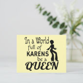 カレンの世界で女王になる ポストカード (スタンド正面)