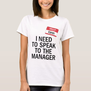 カレンの衣装 – 店長話に伺います Tシャツ