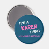 カレンは名前が分からなかったこと マグネット (正面/裏面)