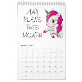 カレンやる気を起こさせるダー カレンダー (1月 2027)