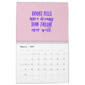 カレンやる気を起こさせるダー カレンダー (2月 2027)