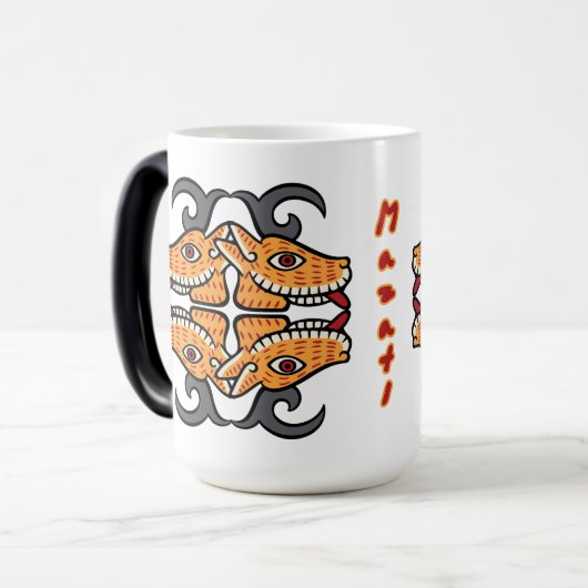 カレンアステカダー日付07 – マザトル モーフィングマグカップ (正面左)