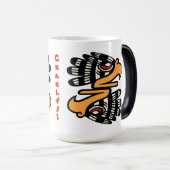 カレンアステカダー日付15 - Cuautli モーフィングマグカップ (正面右)