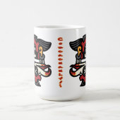 カレンアステカダー日付16 - Cozcacuautli モーフィングマグカップ (中央)