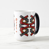 カレンアステカダー日付17 - Ollin モーフィングマグカップ (正面右)
