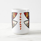 カレンアステカダー日付18 - Tecpatl モーフィングマグカップ (中央)