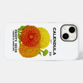 カレンジュラヴィンテージシードパケットCase-Mate iPhone Cas Case-Mate iPhoneケース (裏面 (横))