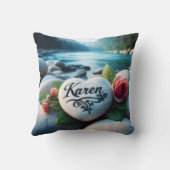 カレンズリバーストーンハート クッション (裏面)