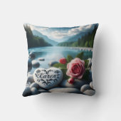 カレンズリバーハート クッション (裏面)