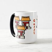 カレンダアステカー日付03 - Calli モーフィングマグカップ (正面左)