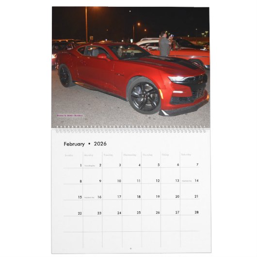 カレンダシェーンクルーズナイツ3rd カレンダー (2月 2026)