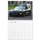 カレンダチェイエンヌクルーズナイト カレンダー (1月 2026)