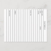 カレンダマテリアメディカハーブ勉強カード ポストカード (裏面)