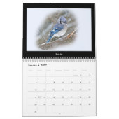 カレンダーお気に入りの裏庭の鳥#2 カレンダー (1月 2027)