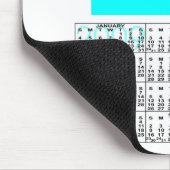 カレンダーが付いている会社のロゴのマウスパッド マウスパッド (コーナー)