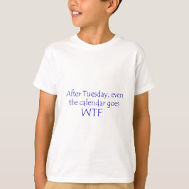 カレンダーがwtf tシャツ