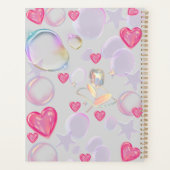 カレンダーとプランナーハートとバブル プランナー手帳 (裏面)