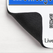 カレンダーのためのQRコードのマウスパッド マウスパッド (コーナー)