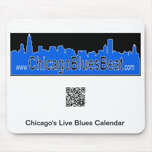 カレンダーのためのQRコードのマウスパッド マウスパッド (正面)