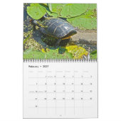 カレンダーのまわりに – 池 カレンダー (2月 2027)