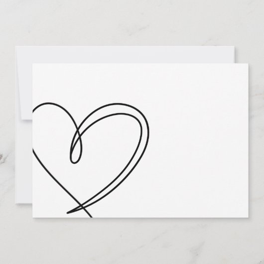 カレンダーのカップルモダンの写真にミニマル鉛筆で私たちを セーブザデート (裏面)