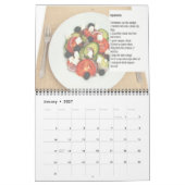 カレンダーのギリシャ語レシピ カレンダー (1月 2027)