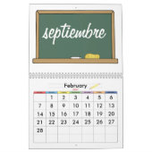 カレンダーのスペインの月 カレンダー (2月 2027)