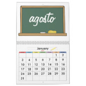 カレンダーのスペインの月 カレンダー (1月 2027)