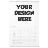 カレンダーのパーソナライズされた作成 – 無料のカレンダーメーカー カレンダー (3月 2026)