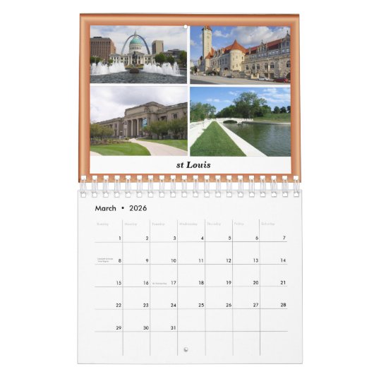 カレンダーのルート66の旅行 カレンダー (3月 2026)