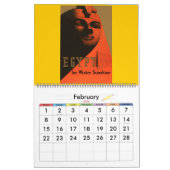 カレンダーのヴィンテージ旅行ポスター2 カレンダー (2月 2026)