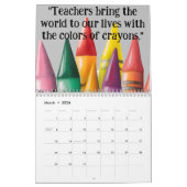 カレンダーの先生 カレンダー (3月 2026)