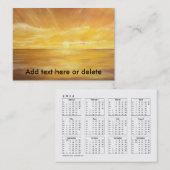 カレンダーの名刺 名刺 (正面/裏面)