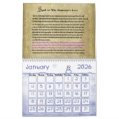 カレンダーの呪文と魔女 カレンダー (1月 2026)