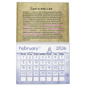 カレンダーの呪文と魔女 カレンダー (2月 2026)