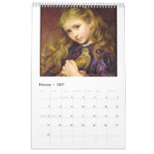カレンダーの女の子 カレンダー (2月 2027)