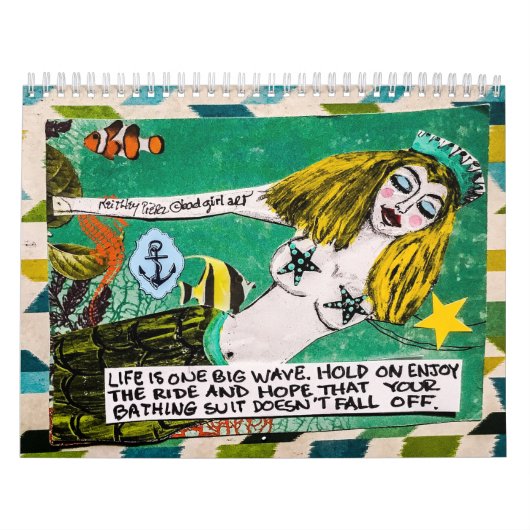 カレンダーの生命は1つの大きい波です カレンダー (カバー)