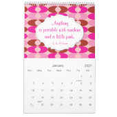 カレンダーの網かけ カレンダー (1月 2027)